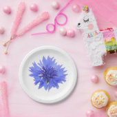 ブルーコーンフラワー – 紙プレート ペーパープレート (パーティー)