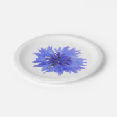 ブルーコーンフラワー – 紙プレート ペーパープレート (アングル)