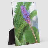 ブルーコーンブロムリード花 フォトプラーク (側面)