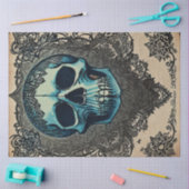 ブルーゴシックスカルエフェメラ 薄葉紙 (クラフト)