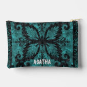 ブルーゴシック化粧品バッグ/鉛筆ケース/化粧品バッグ アクセサリーポーチ (裏面)