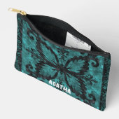 ブルーゴシック化粧品バッグ/鉛筆ケース/化粧品バッグ アクセサリーポーチ (見開き)