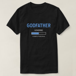 ブルーゴッドファーロード完了日男の赤ちゃん Tシャツ