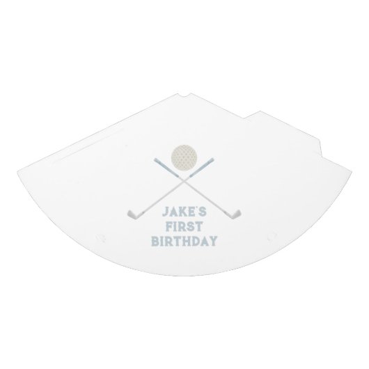 ブルーゴルフの誕生日の帽子 パーティーハット (正面)