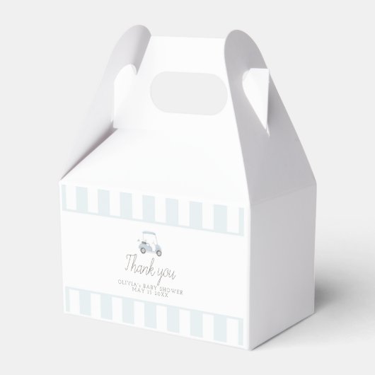 ブルーゴルフカートの特典ボックス フェイバーボックス (正面サイド)