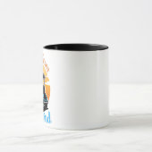 ブルーゴルフカートコーヒーマグ マグカップ (中央)