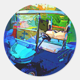 ブルーゴルフカート ラウンドシール