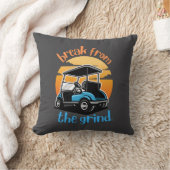 ブルーゴルフカートBFTG枕 クッション (ブランケット)