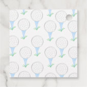 ブルーゴルフクラブメッセージカード フェイバータグ (裏面)