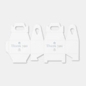 ブルーゴルフテーマのベビーシャワーお願いボックス フェイバーボックス (折り畳みなし)