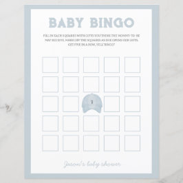 ブルーゴルフベビーシャワービンゴゲーム