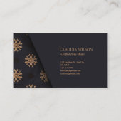 ブルーゴールデンマンダラ霊気スピリチュアルエナジーヒーラー 名刺 (裏面)