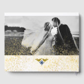 ブルーゴールデンラブバーズメキシ結婚コノブック ゲストブック (裏面)