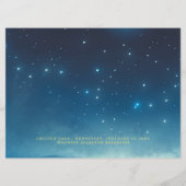 ブルーゴールドカスタム フラット メニュー (裏面)