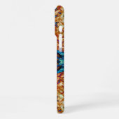 ブルーゴールドファイア iPhoneケース (左側面)