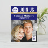 ブルーゴールドマガジンエンゲージメント 招待状 (スタンド正面)