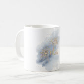 ブルーゴールド花火 USA コーヒーマグカップ (正面左)