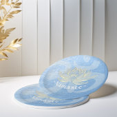 ブルーゴールド ロータス ヨガスタジオ 瞑想インストラクター ペーパープレート