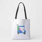 ブルーゴ名門私立校風のルパーソナライズされたフカートのトートバッグ トートバッグ (正面)