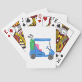 ブルーゴ名門私立校風のルパーソナライズされたフカートトランプ トランプ (裏面)