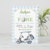 ブルーゴ名門私立校風のルフボーイ4th誕生日招待状 招待状 (スタンド正面)