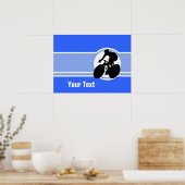 ブルーサイクリング ポスター (キッチン)