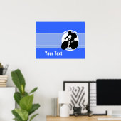 ブルーサイクリング ポスター (ホームオフィス)