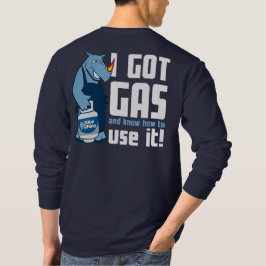 ブルーサイ得ノ「I Gas」メンズ長袖 Tシャツ