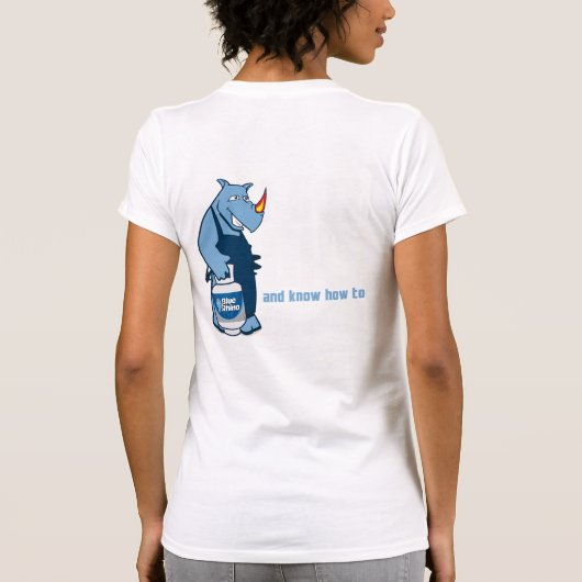 ブルーサイ得ノ「I Gas」女子 Tシャツ (裏面)