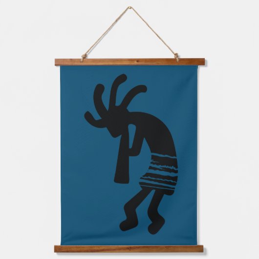 ブルーサウスウエスタンココペリ 吊り下げ型タペストリー (正面)