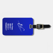 ブルーサクソフォン ラゲッジタグ (正面横)