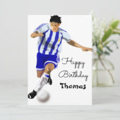 ブルーサッカーサッカー愛好家ハッピーバースデー (スタンド正面)