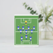 ブルーサッカーチーム ポストカード (スタンド正面)