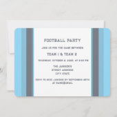 ブルーサッカーパーティー 招待状 (裏面)