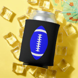 ブルーサッカーファンゲームデイビール缶Koozie 缶クーラー