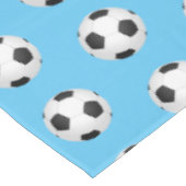ブルーサッカーボール子供の誕生日パーティーテーブルクロス テーブルクロス (アングル)
