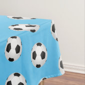 ブルーサッカーボール子供の誕生日パーティーテーブルクロス テーブルクロス (インサイチュ)
