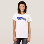 ブルーサッカーモダンママ Tシャツ (正面フル)