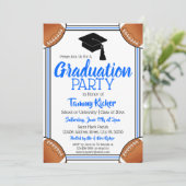 ブルーサッカー卒業パーティー 招待状 (スタンド正面)