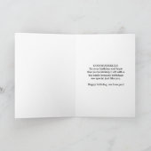 ブルーサッカー10誕生日 カード (内部)