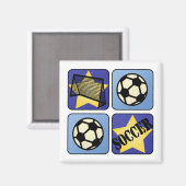 ブルーサッカー マグネット (正面/裏面)