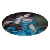 ブルーサテン入りバブルガムDiva カッティングボード (角)