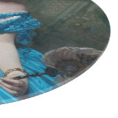 ブルーサテン入りバブルガムDiva カッティングボード (角)