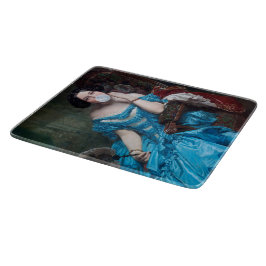 ブルーサテン入りバブルガムDiva カッティングボード