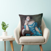 ブルーサテン入りバブルガムDiva クッション (椅子)