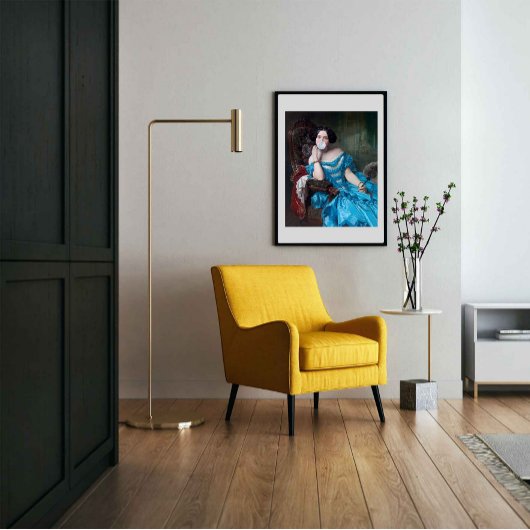 ブルーサテン入りバブルガムDiva フォトプリント