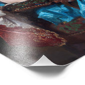 ブルーサテン入りバブルガムDiva フォトプリント (角)