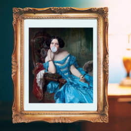 ブルーサテン入りバブルガムDiva ポスター