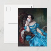 ブルーサテン入りバブルガムDiva ポストカード (正面/裏面)