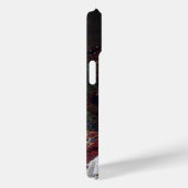 ブルーサテン入りバブルガムDiva Case-Mate iPhoneケース (裏面 / 右)